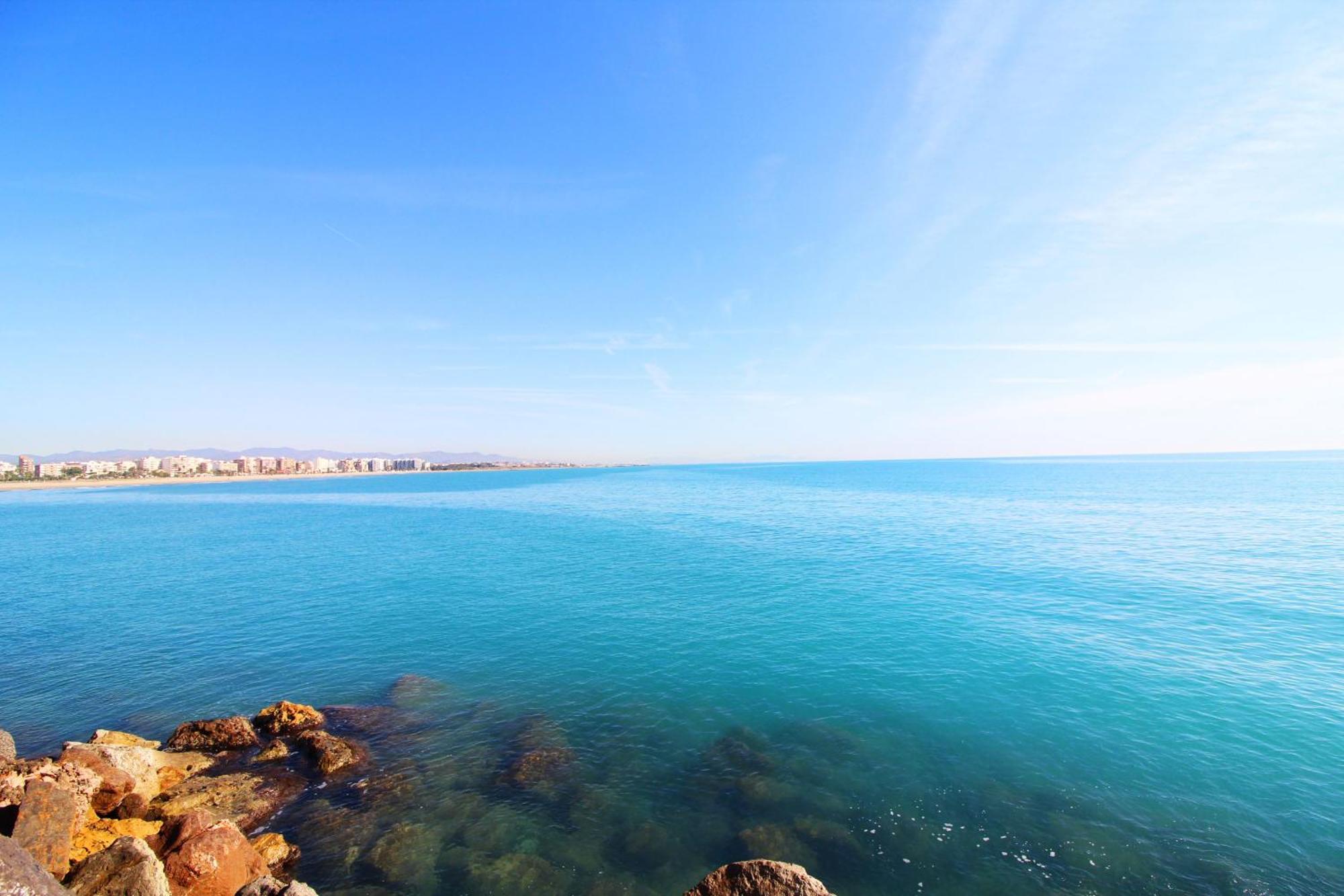 Global Properties, Apartamento Con Terraza E Increibles Vistas Al Mar Sagunto Exterior foto