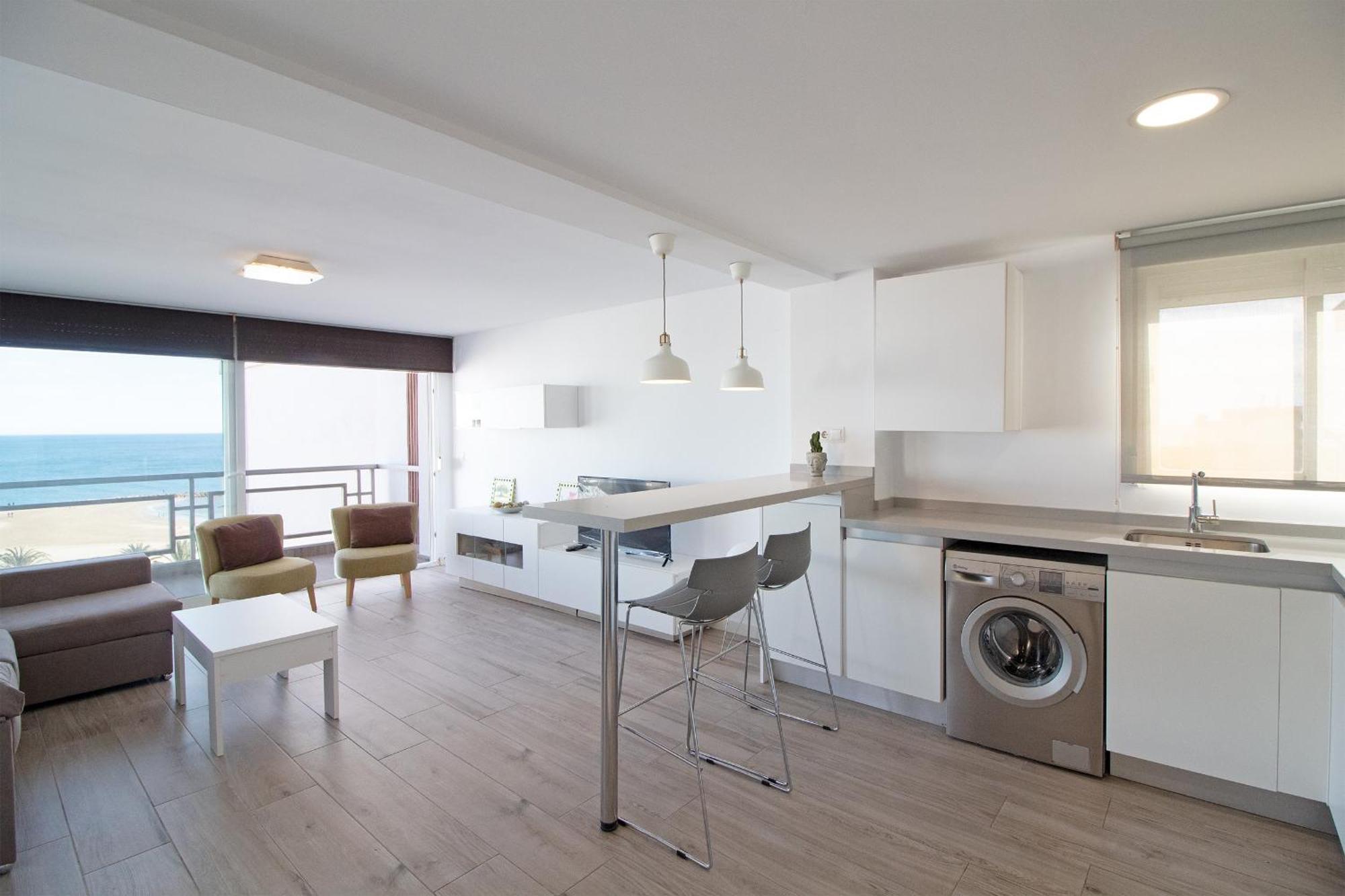 Global Properties, Apartamento Con Terraza E Increibles Vistas Al Mar Sagunto Exterior foto