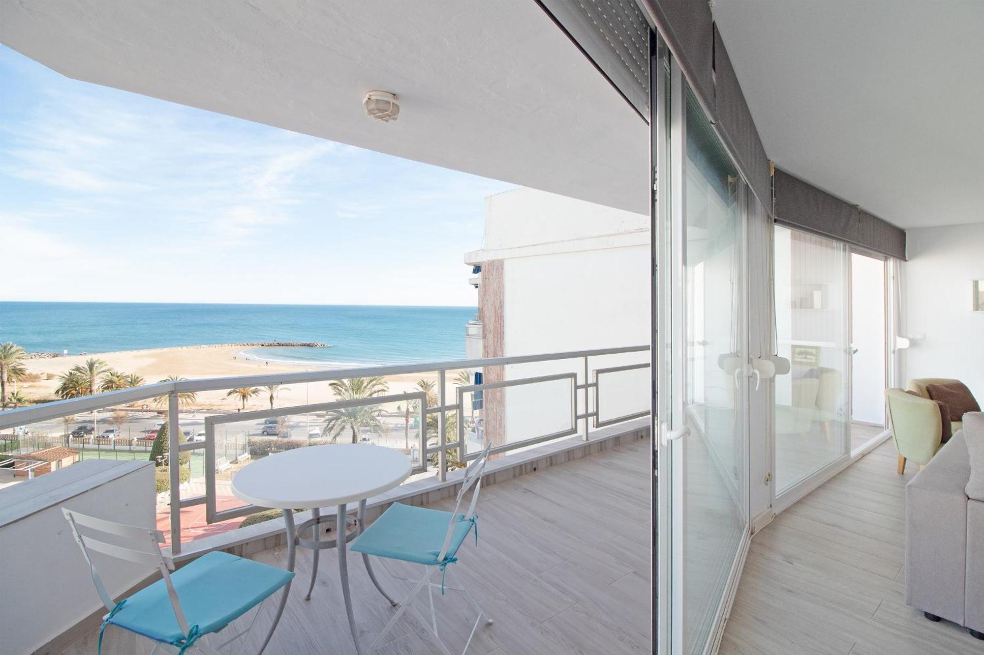 Global Properties, Apartamento Con Terraza E Increibles Vistas Al Mar Sagunto Exterior foto